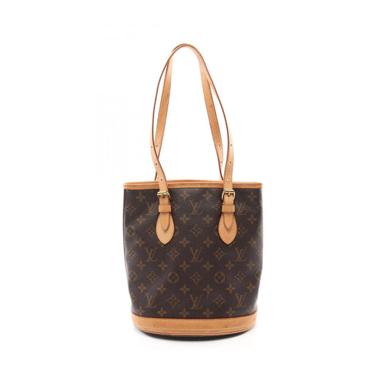 Louis Vuitton Monogram Bucket PM Handbag M42238