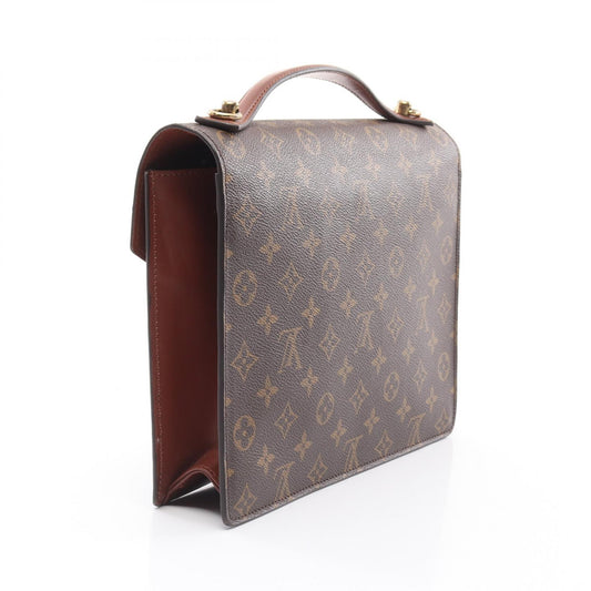 Louis Vuitton Monceau Handbag Leather PVC