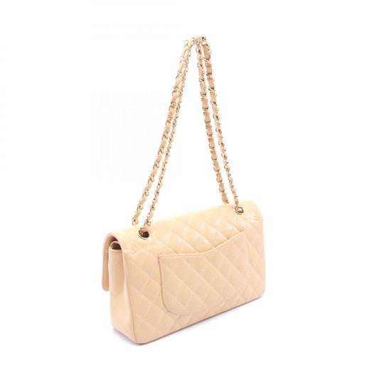 Chanel Matelasse W Flap Shoulder Bag Leather
