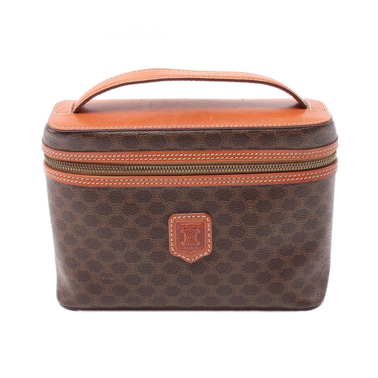 Celine Macadam Handbag PVC Coated Canvas Leather