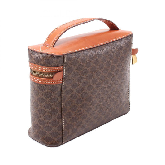 Celine Macadam Handbag PVC Coated Canvas Leather