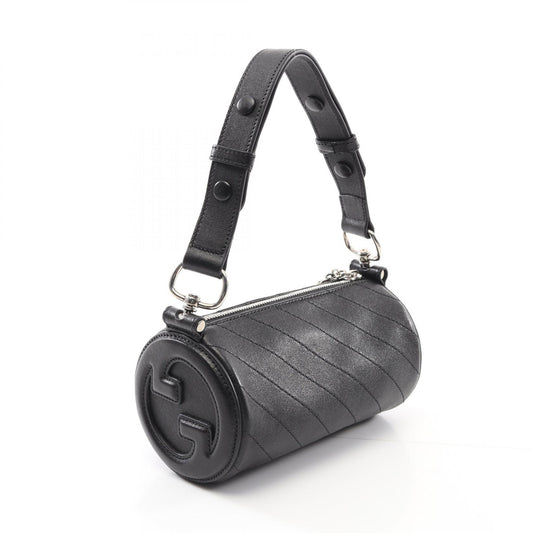 Gucci Blondie Leather Shoulder Bag Black