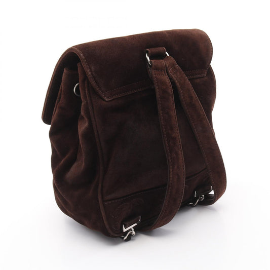Chanel Suede Coco Mark Backpack