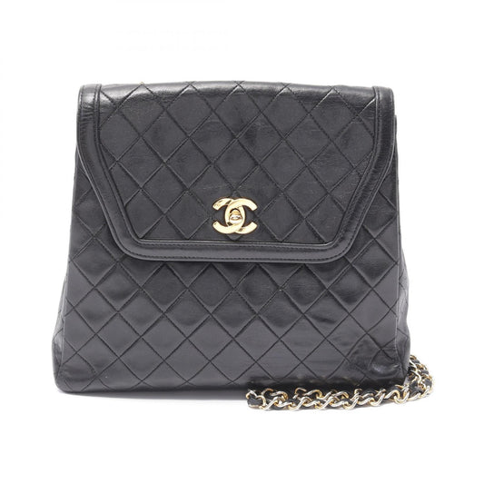 Chanel Lambskin Matelasse Shoulder Bag Black