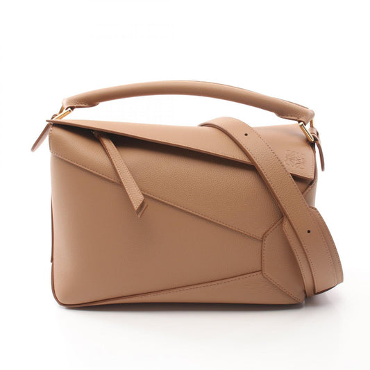 Loewe Leather Puzzle Medium Handbag Brown