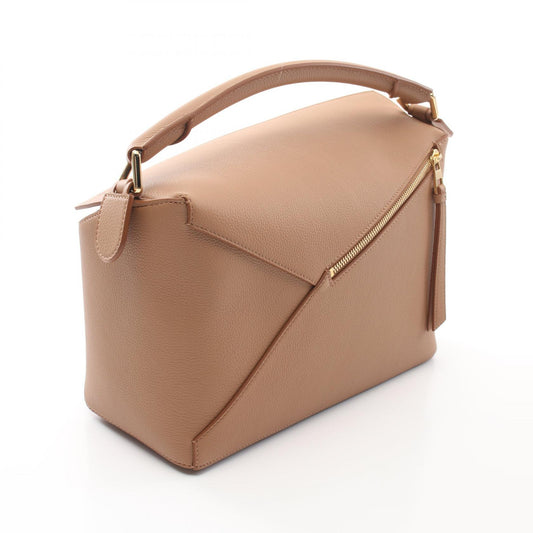 Loewe Leather Puzzle Medium Handbag Brown