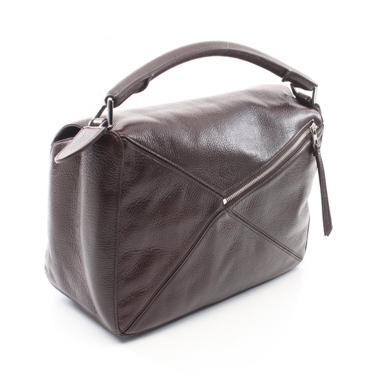 Loewe Leather Puzzle Large Handbag Brown