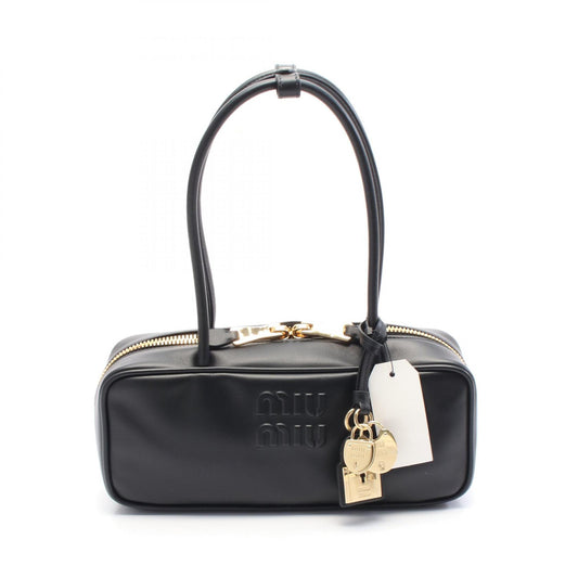 Miu Miu Leather Small Handbag Black
