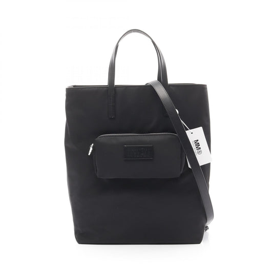 MM6 Nylon Tote Bag Black Unisex