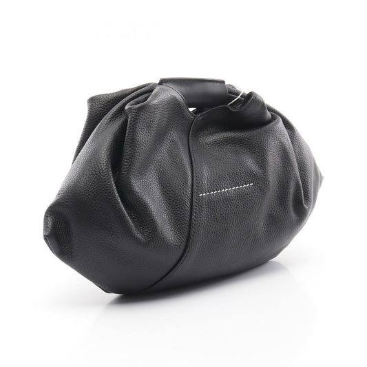 MM6 Japanese Draped Mini Leather Handbag