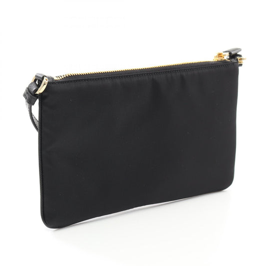 Prada Nylon Saffiano Leather Shoulder Bag