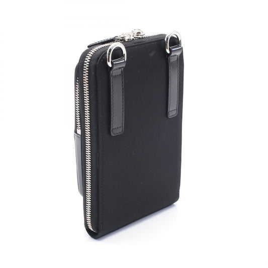 Prada TESSUTO SPAZZOL Leather Phone Shoulder Bag