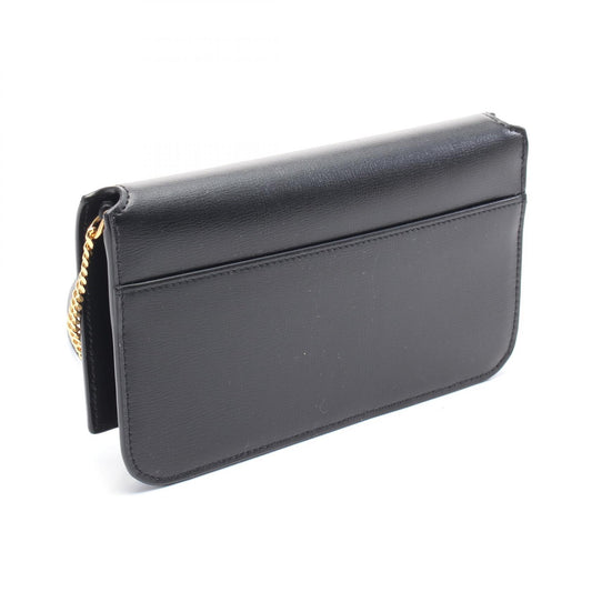 Yves Saint Laurent Monogram Leather Shoulder Bag
