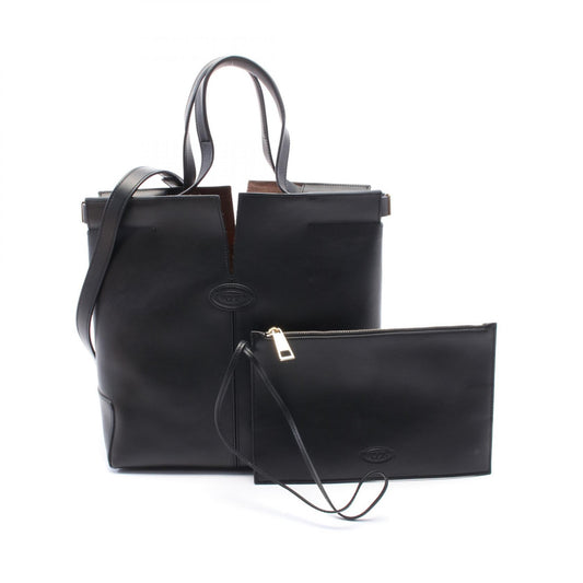 Tod's Di Leather Handbag Black