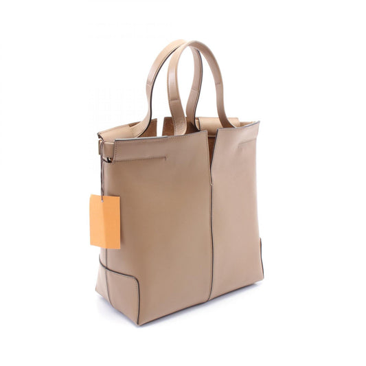 Tod's Di Leather Handbag Brown XBWDBMAT200RORC806