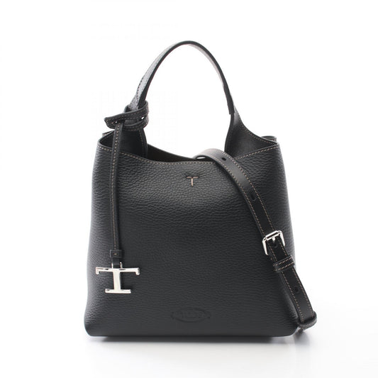 Tod's Leather Handbag Black XBWAPAA9100QNKB999