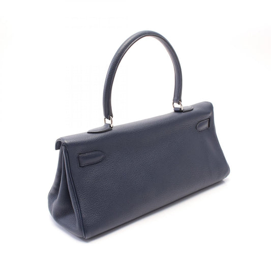 Hermes Leather Shoulder Bag Navy