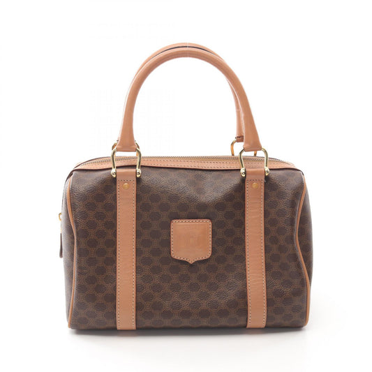 Celine Macadam Handbag PVC Coated Canvas Leather