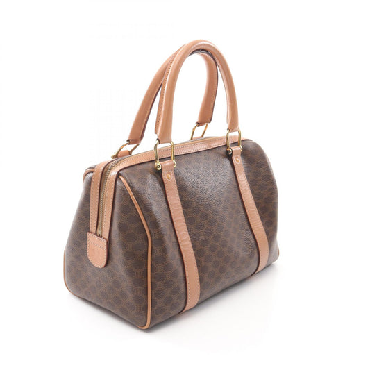 Celine Macadam Handbag PVC Coated Canvas Leather