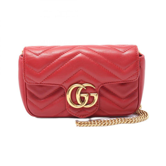 Gucci GG Marmont Super Mini Leather Shoulder Bag