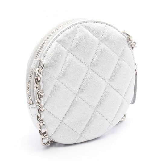 Chanel Camellia Matelasse Lambskin Shoulder Bag