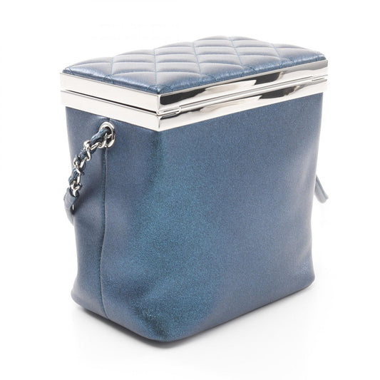 Chanel Leather Coco Mark Shoulder Bag Green