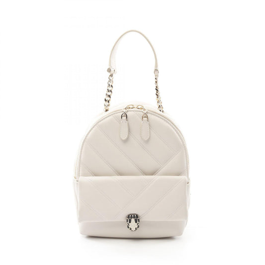 Bvlgari Serpenti Leather Backpack