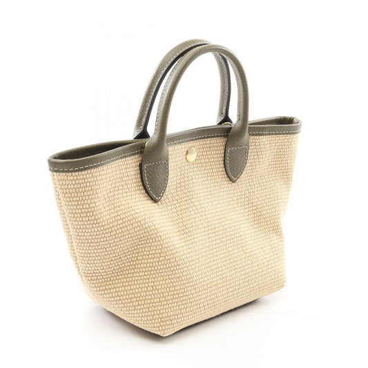 Longchamp Le Pliage XS Basket Bag Canvas Leather