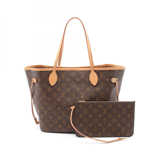 Louis Vuitton Neverfull MM Tote Bag Monogram Brown