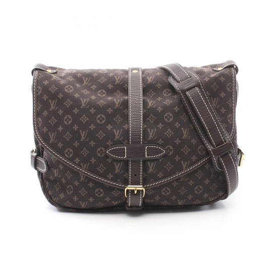 Louis Vuitton Monogram Mini Lin Canvas Leather Shoulder Bag M95227
