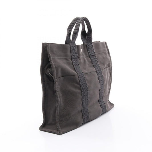 Hermes Herline MM Canvas Tote Bag