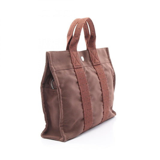 Hermes Aline PM Nylon Tote Bag Brown