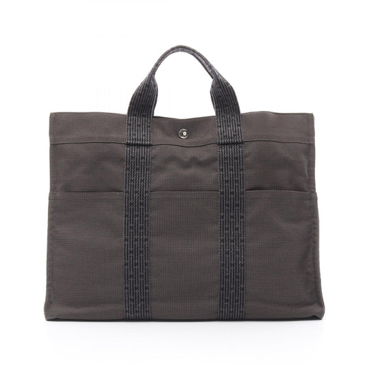 Hermes Herline MM Canvas Tote Bag