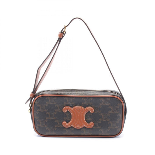 Celine Triomphe Mini Camera Bag Brown