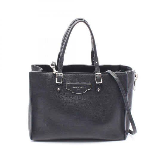 Balenciaga Leather Mini Handbag Black