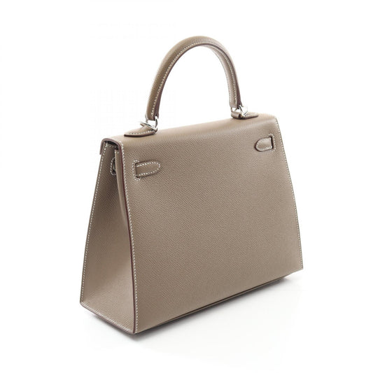 Hermes Kelly 25 Etoupe Handbag Brown