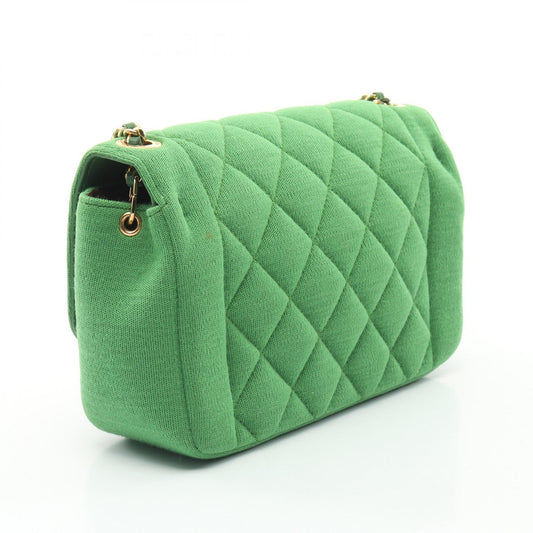 Chanel Matelasse Single Flap Shoulder Bag Green