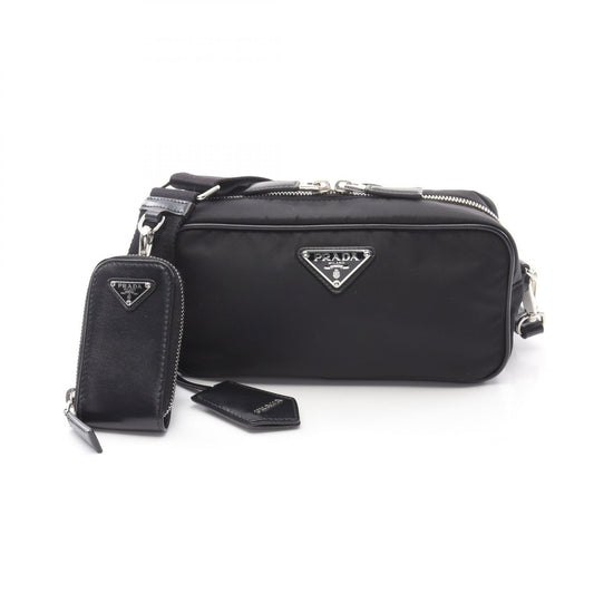 Prada Nylon Saffiano Leather Shoulder Bag 1BH197