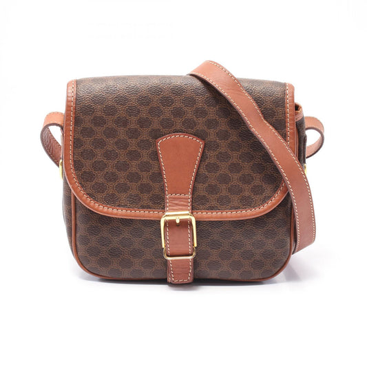 Celine Macadam Shoulder Bag PVC Leather