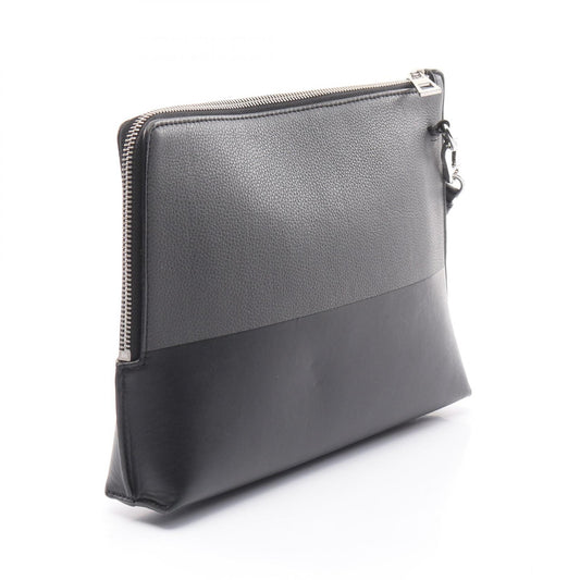 Loewe Leather Signature L-Zip Pouch Clutch