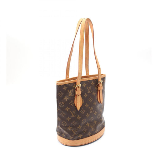 Louis Vuitton Monogram Bucket PM Handbag M42238