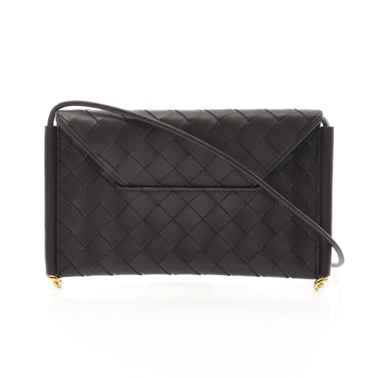 Bottega Veneta Leather Intrecciato Phone Pouch Crossbody Bag
