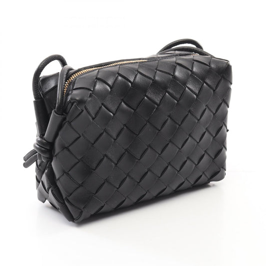 Bottega Veneta Leather Loop Intrecciato Shoulder Bag