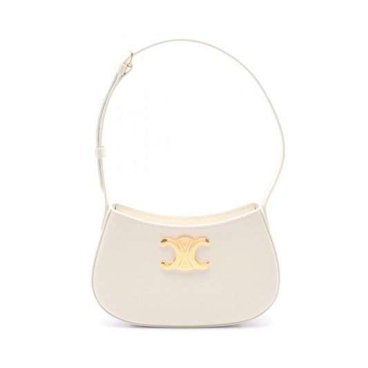 Celine Medium Triomphe Leather Shoulder Bag
