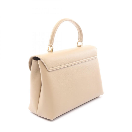 Celine Medium Nino Leather Handbag Beige