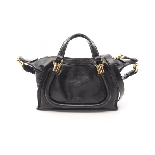 Chloe Paraty 24 Small Leather Handbag Black
