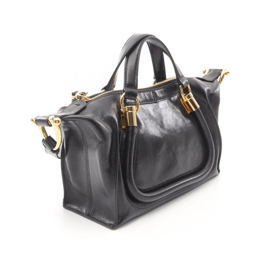 Chloe Paraty 24 Small Leather Handbag Black