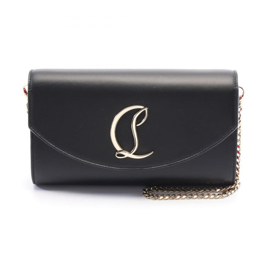 Christian Louboutin Leather Shoulder Bag Black