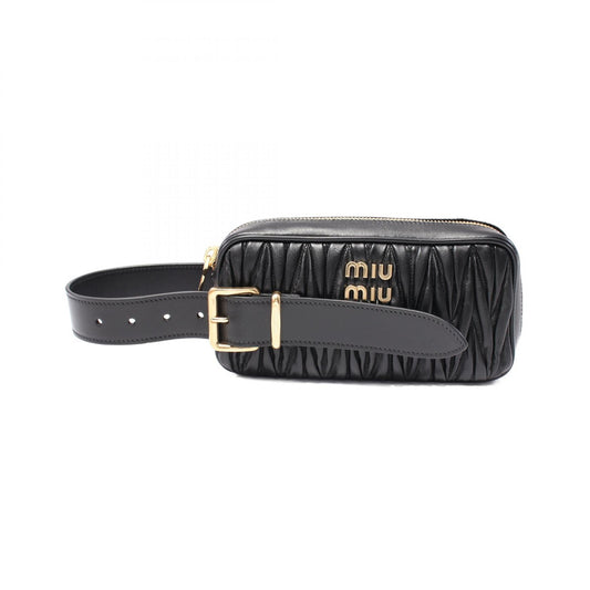 Miu Miu Leather Matelasse Clutch Bag