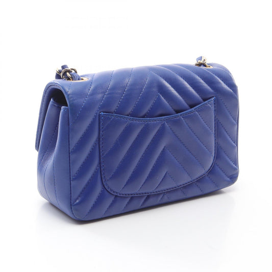 Chanel Chevron V-Stitch Lambskin Shoulder Bag